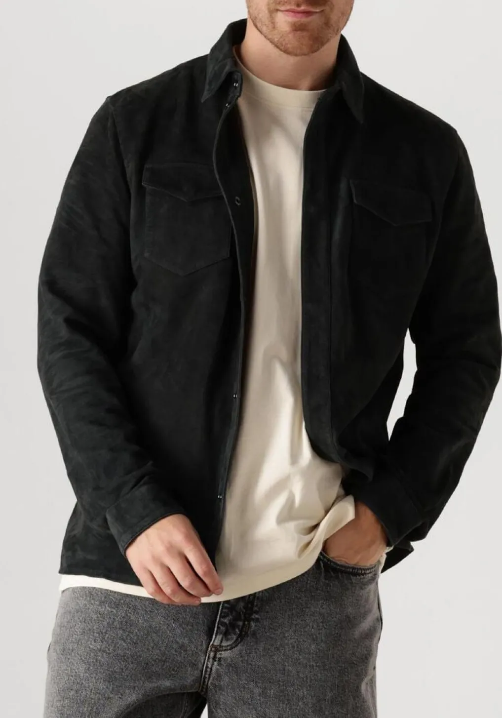 Heren ALTER EGO e leren jas robert