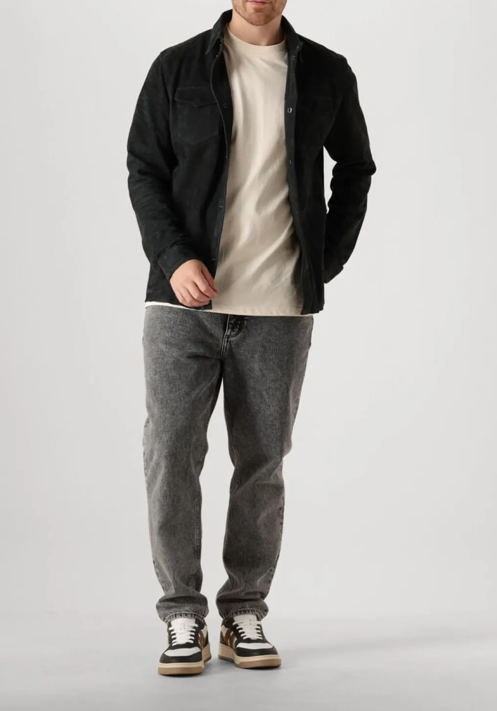 Heren ALTER EGO e leren jas robert