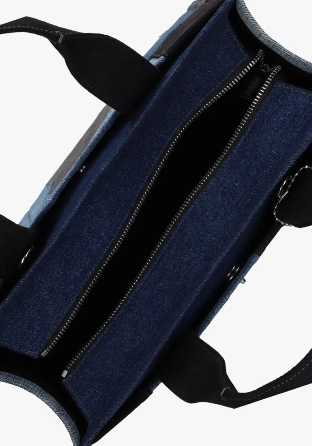 DAMES COACH e handtas patchwork denim cargo tote