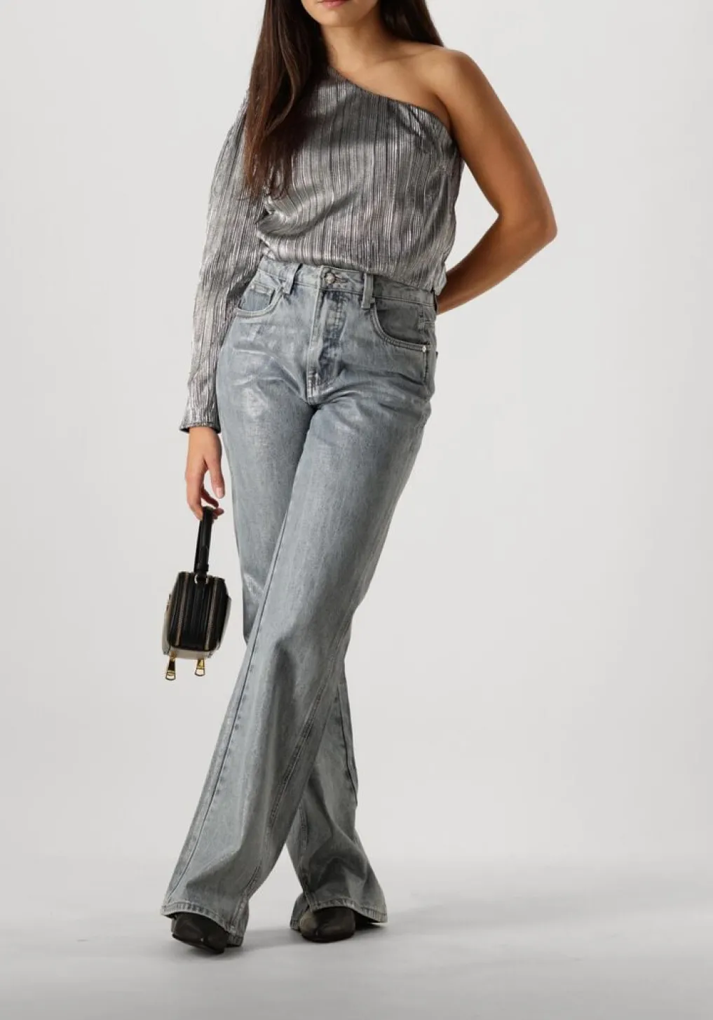 DAMES GESTUZ e straight leg jeans coatygz hw straight jeans