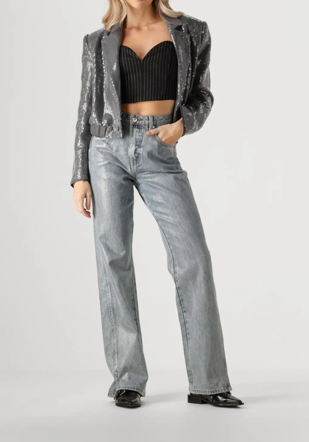 DAMES GESTUZ e straight leg jeans coatygz hw straight jeans