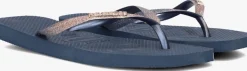 DAMES HAVAIANAS e teenslippers square glitter