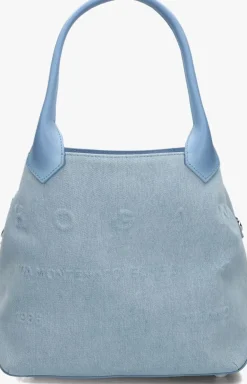 DAMES HOGAN e handtas script media embossed