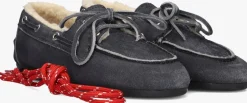 DAMES POSA e mocassins boat loafer veg-shearling