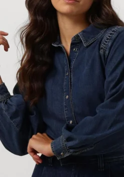 DAMES SUMMUM e blouses denim blouse lightweight cotton tencel