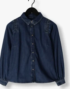 DAMES SUMMUM e blouses denim blouse lightweight cotton tencel