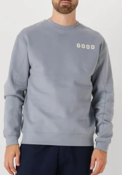 Heren THE GOODPEOPLE blauwe sweater lteddy