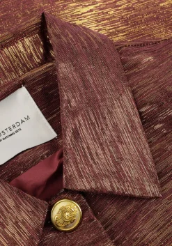 DAMES AMAYA AMSTERDAM gewatteerde jas lo jacket