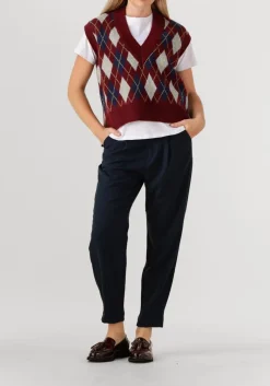 DAMES CO'COUTURE spencer row check vest