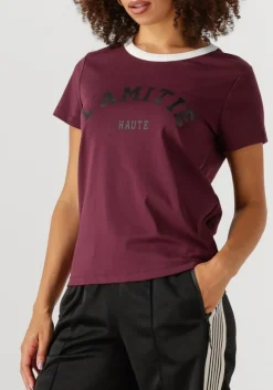 DAMES HAUTE L'AMITIÉ haute l'amitié t-shirt neckline logo tee