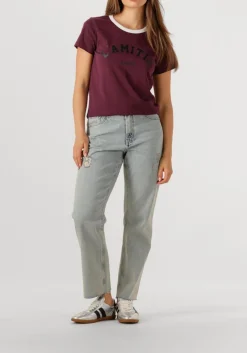 DAMES HAUTE L'AMITIÉ haute l'amitié t-shirt neckline logo tee