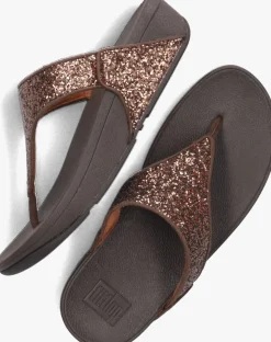 DAMES FITFLOP bronzen slippers x03