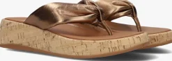 DAMES FITFLOP bronzen teenslippers hn3