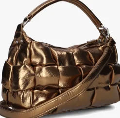 DAMES NÚNOO bronzen núnoo schoudertas lily braided recycled