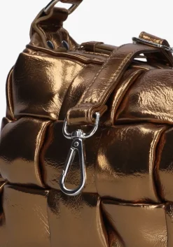 DAMES NÚNOO bronzen núnoo schoudertas lily braided recycled