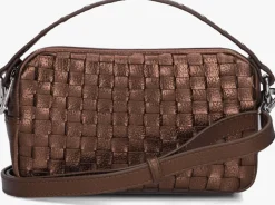 DAMES NÚNOO bronzen núnoo schoudertas lyra metallic