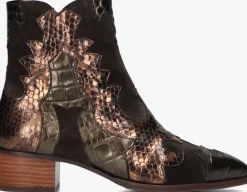 DAMES PERTINI bronzen enkellaarsjes 32709