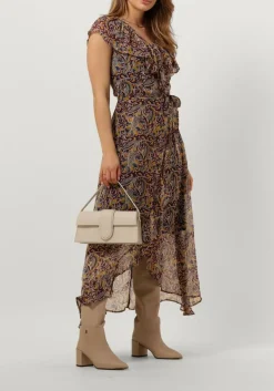 DAMES AAIKO e midi jurk esmee oriental vis 520