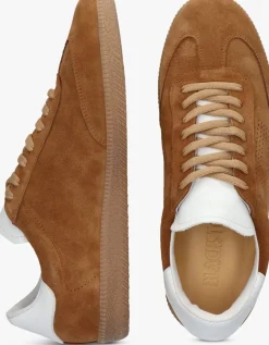 Heren BLACKSTONE e lage sneakers lime wren perf