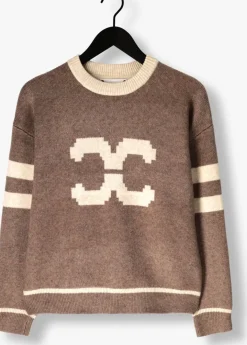 DAMES CO'COUTURE e trui row coco logo knit