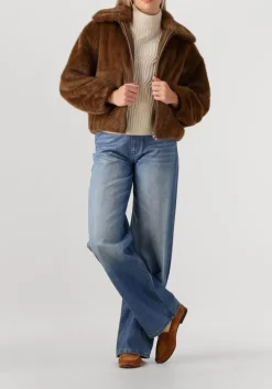 DAMES DANTE6 e faux fur jas entity faux fur bomber jacket