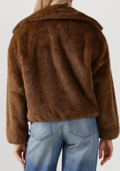 DAMES DANTE6 e faux fur jas entity faux fur bomber jacket