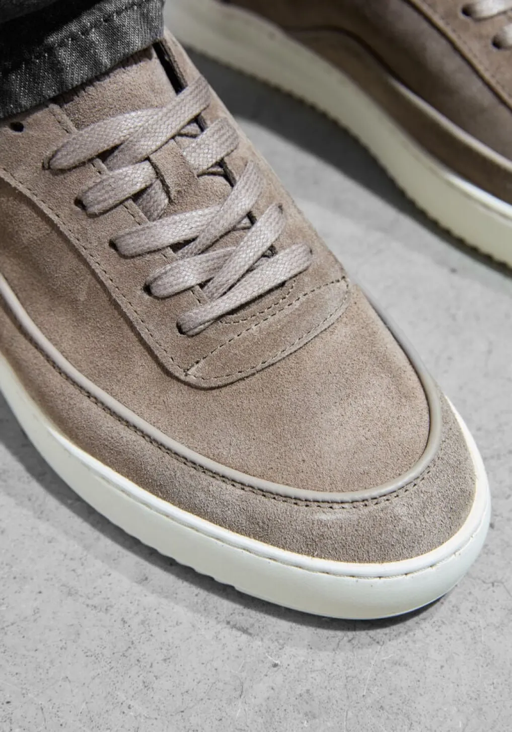 Heren FILLING PIECES e lage sneakers mondo suede lux