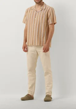Heren FORÉT e forét casual overhemd otter seersucker ss shirt