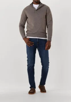 Heren GENTILUOMO e trui turtle button+zip ls