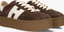 DAMES HOGAN e lage sneakers h681 allacciato h