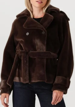 DAMES IBANA e faux fur jas cristel