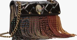 DAMES KURT GEIGER LONDON e schoudertas mini kensington fringe