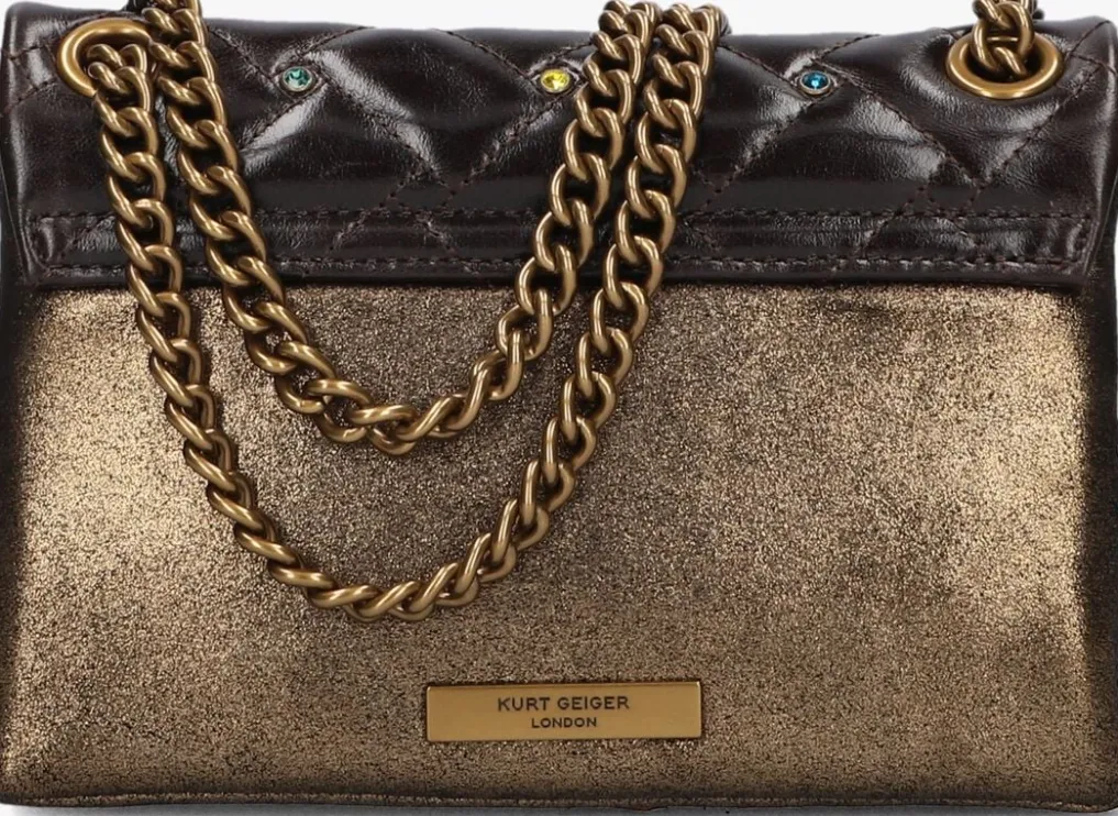 DAMES KURT GEIGER LONDON e schoudertas mini kensington fringe