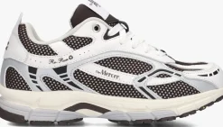 DAMES MERCER AMSTERDAM e lage sneakers the re-run white silver