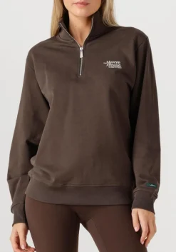 DAMES MERCER AMSTERDAM e sweater the mercer quarter zip contrast