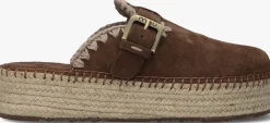 DAMES MOU e instappers jute clog plain sue