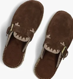 DAMES MOU e instappers jute clog plain sue