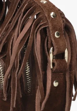 DAMES NÚNOO e núnoo schoudertas helena fringe suède