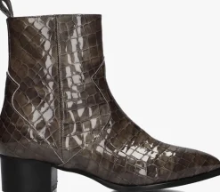 DAMES NOTRE-V bruine enkellaarsjes 63231