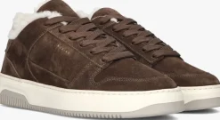 Heren NUBIKK e lage sneakers basket court fur