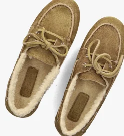 DAMES POSA e mocassins boat loafer veg-shearling