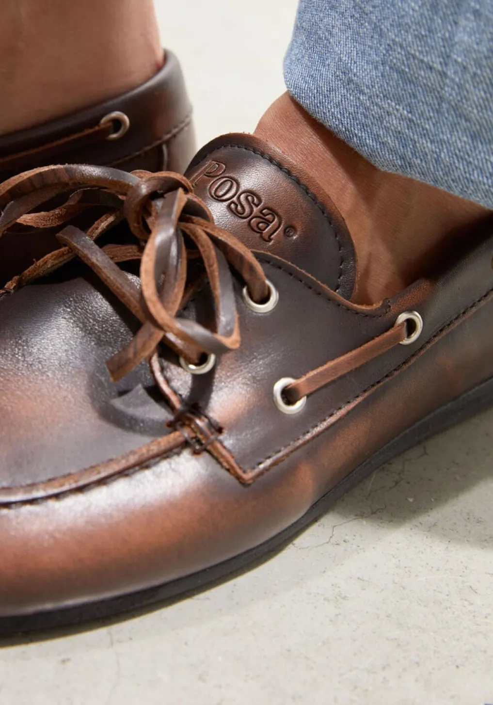 DAMES POSA e mocassins boat loafer brushed