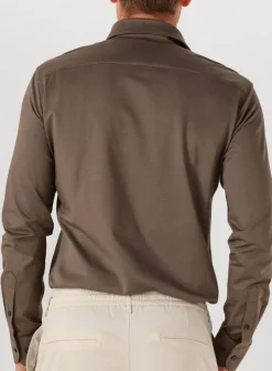 Heren PROFUOMO e klassiek overhemd shirt x-cutaway sf japanese knitted