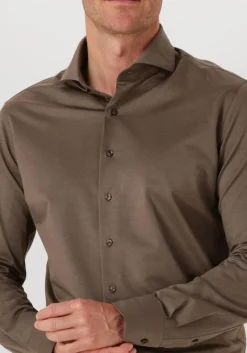 Heren PROFUOMO e klassiek overhemd shirt x-cutaway sf japanese knitted