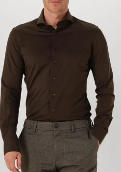 Heren PROFUOMO e klassiek overhemd shirt x-cutaway sf japanese knitted