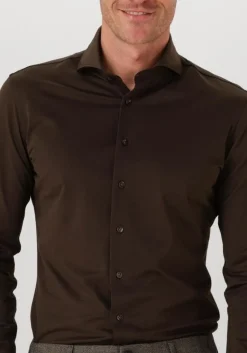 Heren PROFUOMO e klassiek overhemd shirt x-cutaway sf japanese knitted