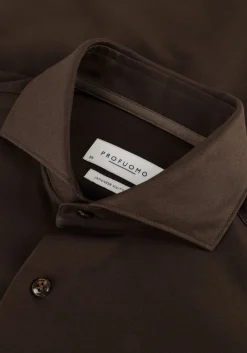 Heren PROFUOMO e klassiek overhemd shirt x-cutaway sf japanese knitted