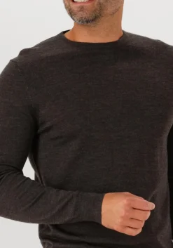Heren PROFUOMO e trui pullover crew neck merino