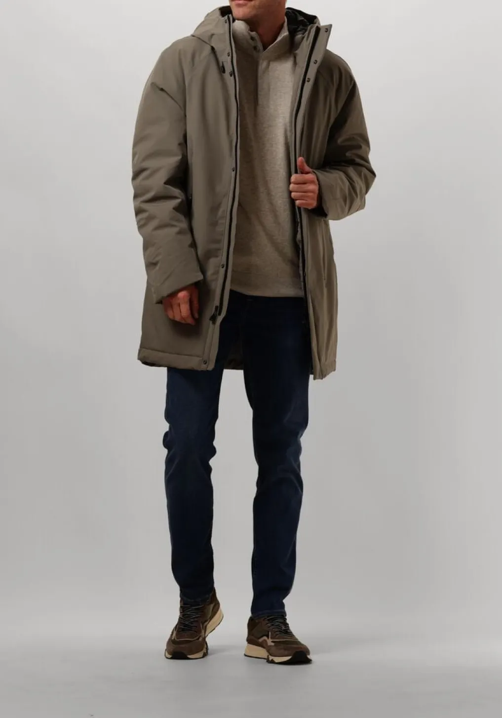 Heren PROFUOMO e trui pullover half zip button