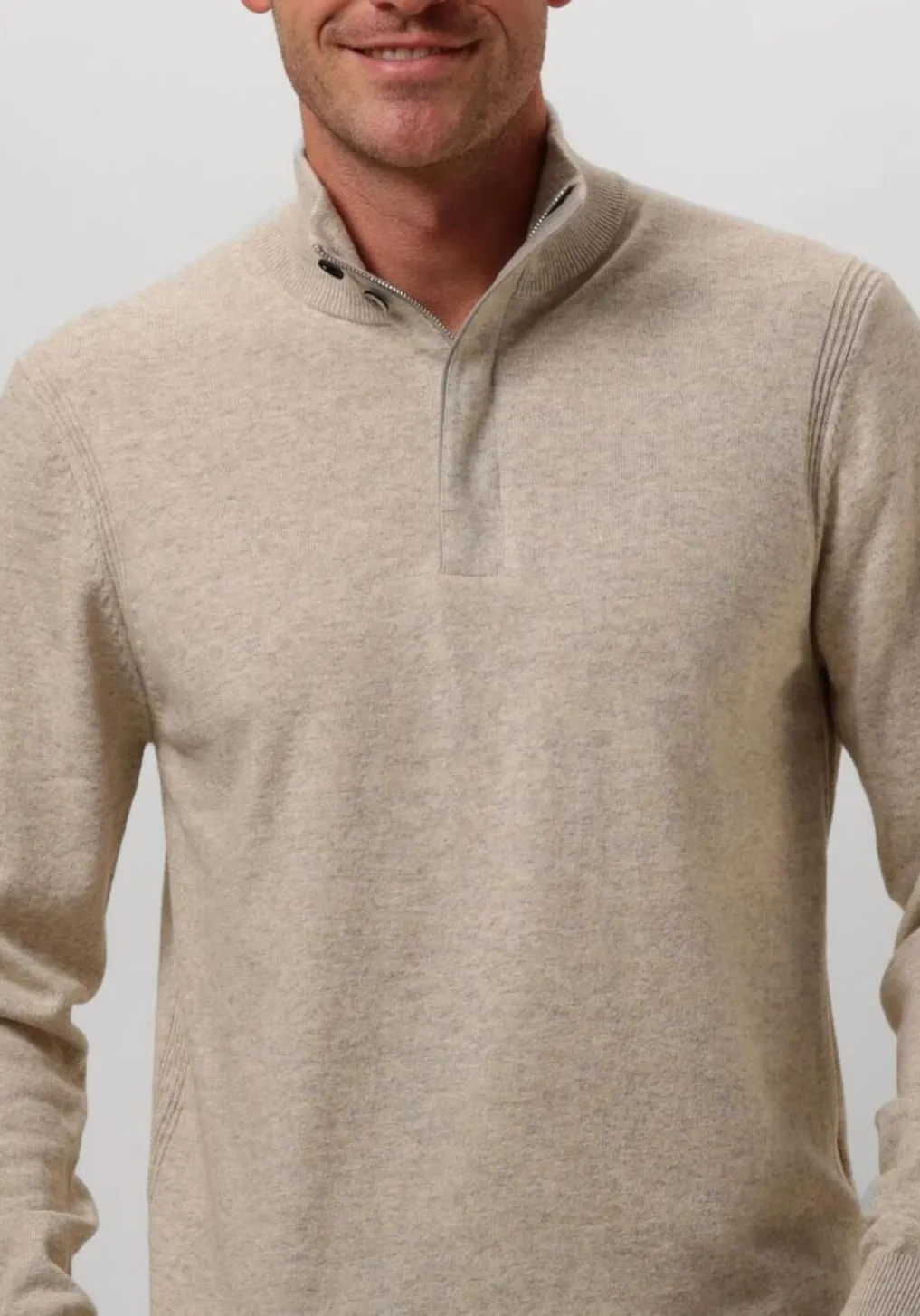 Heren PROFUOMO e trui pullover half zip button